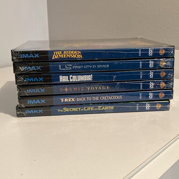 BRAND NEW SEALED 6 IMAX MOVIES 📀DVDS •Space Science Earth Dinosaurs - Picture 2 of 4